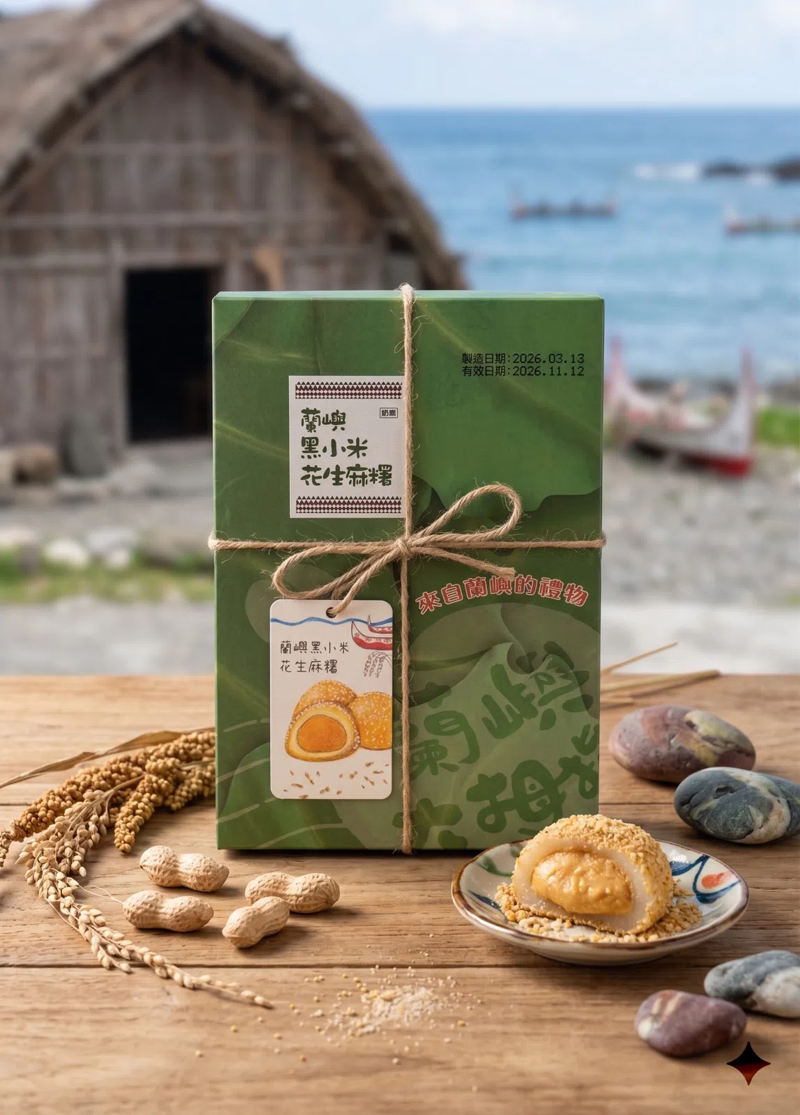 蘭嶼黑小米麻糬