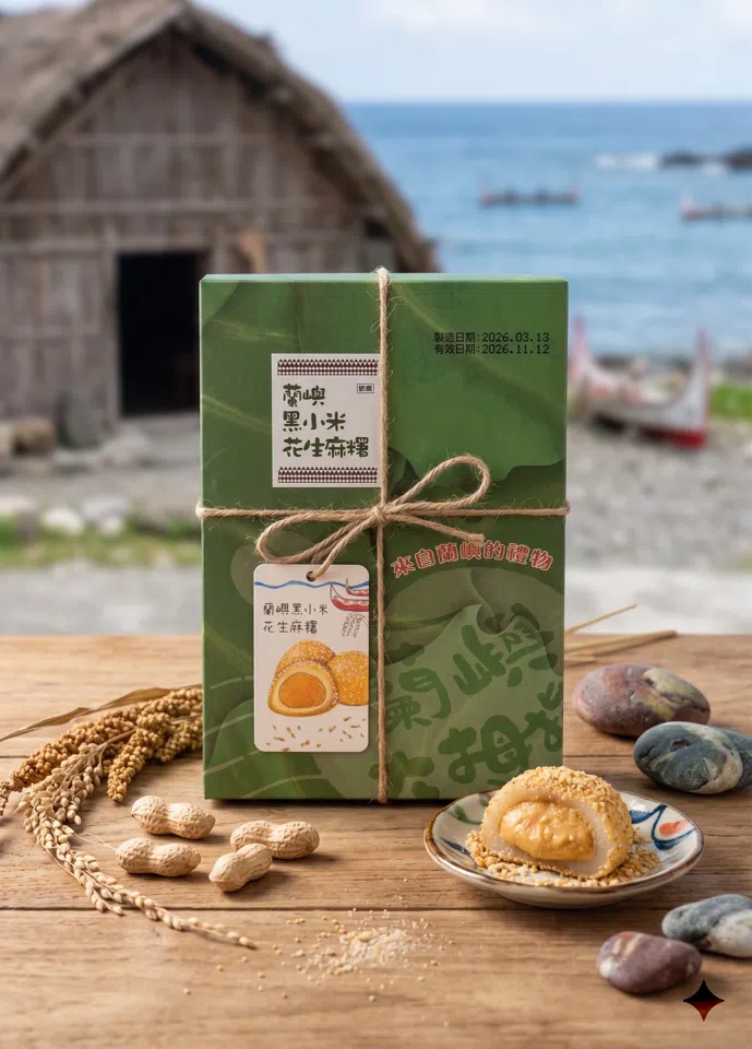 蘭嶼黑小米麻糬