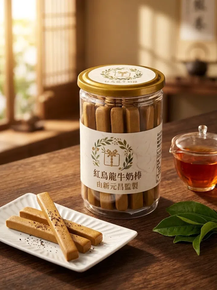 紅烏龍牛奶棒