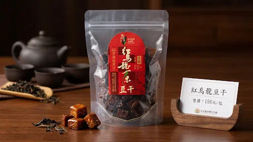 紅烏龍豆干