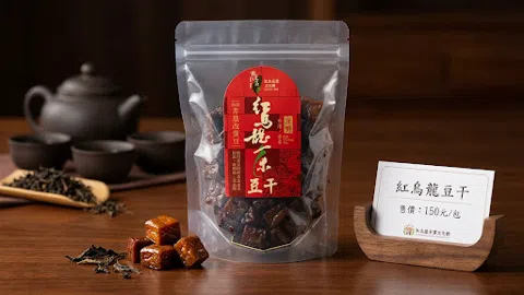 紅烏龍豆干 